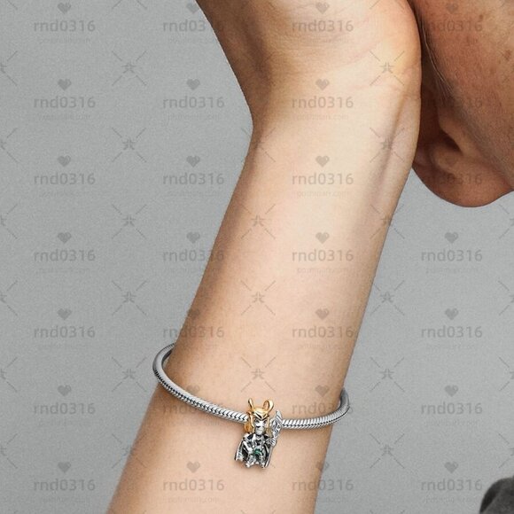 Pandora Marvel Loki Charm|Pendant|Two-tone - Picture 2 of 2